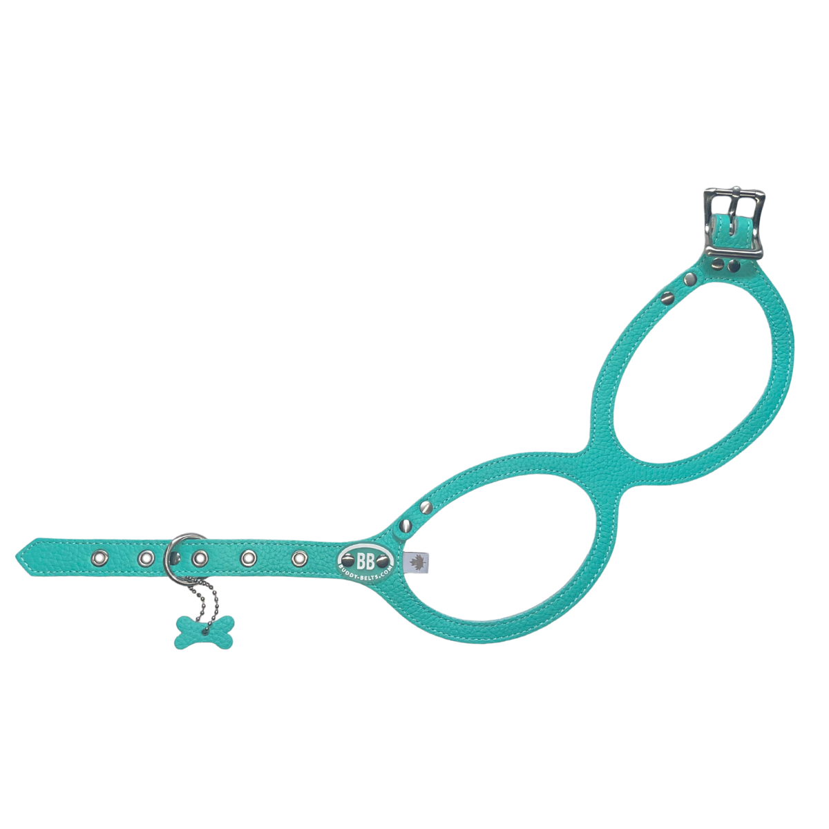 再値下げしました　BBベルト　水色 3.5サイズ　リード付き　美品 3.5号 プレミアム BUDDY BELTS（バディーベルト） ハーネス